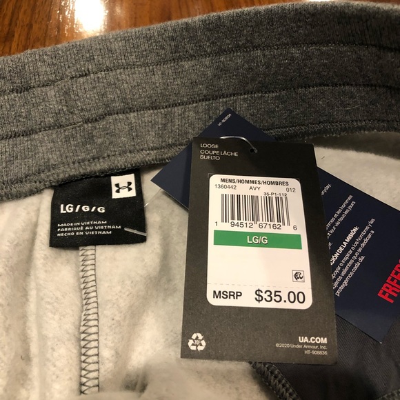 Under Armour Patriotic Shorts | Size L | Gray - Picture 4 of 4